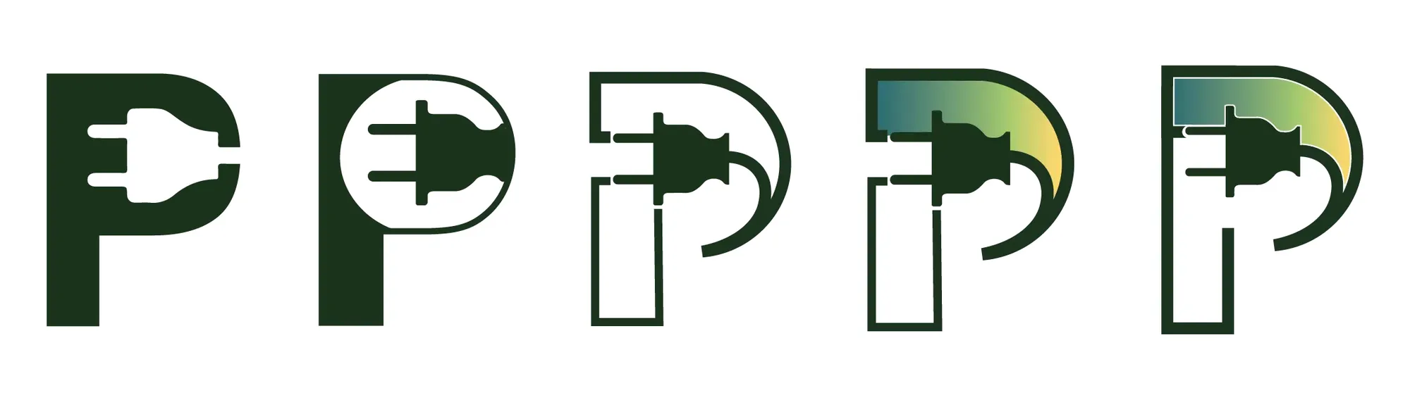 The logo, from first sketch to final mark