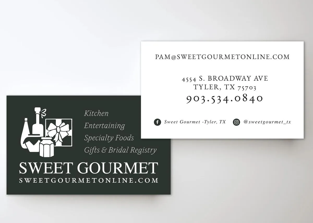 The simplified logo, carried into print